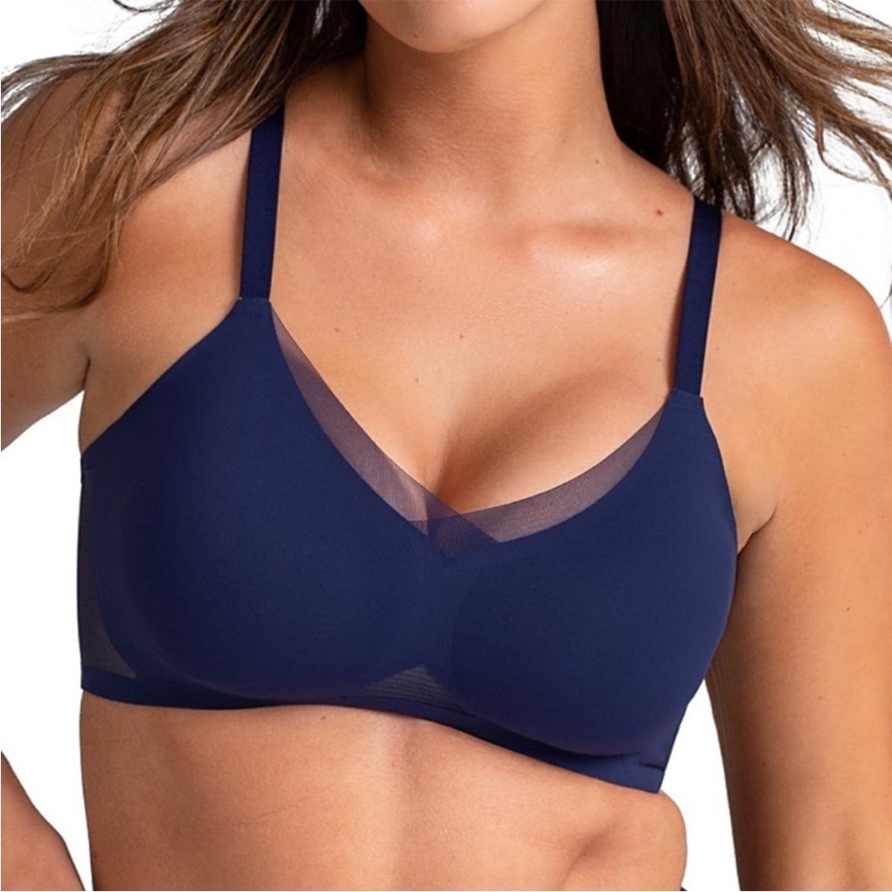 Honeylove CrossOver Navy Blue Wireless Bra